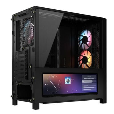 Corsair  FRAME 4000D LCD RS ARGB Premium Black CC-9011326-WW  (E-ATX ガラス ブラック) 