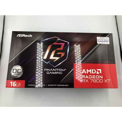 【水戸赤塚店】中古  ASRock RX7800XT PG 16GO RX7800XT Phantom GamingOC (RX7800XT 16GB) 162733 