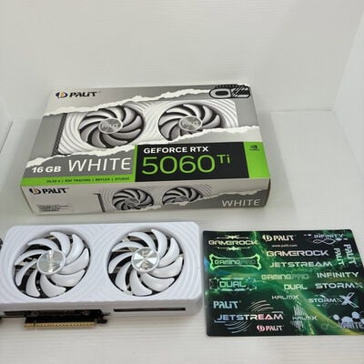 【秋葉原本店】中古  Palit NE7506TU19T1-GB2061M (RTX5060Ti WH OC 16GB) 188953 