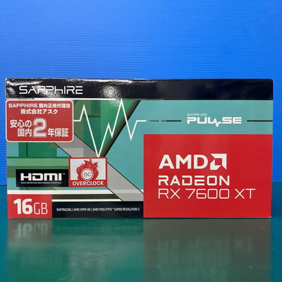 【神戸・三宮店】中古  SAPPHIRE 11339-04-20G(PULSE RX7600XT GAMING OC 16GB) 166366 
