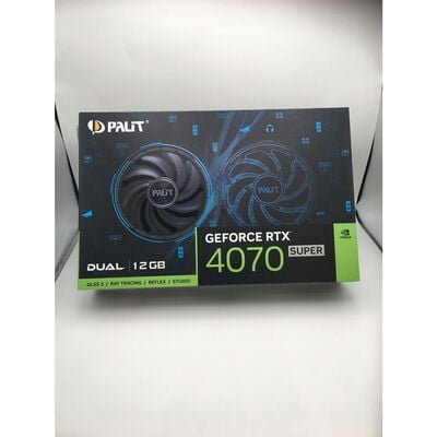 【佐賀南部バイパス店】中古  Palit NED407S019K9-1043D (GeForce RTX 4070 SUPER Dual 12GB) 3480039119 