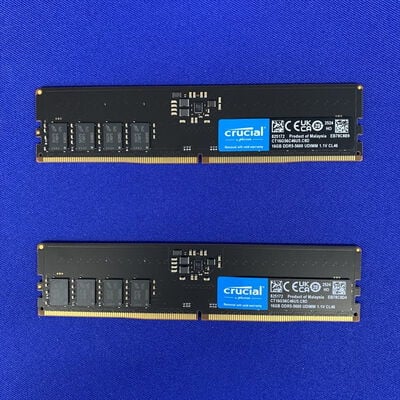 【横浜駅前店】中古  16GB 2枚組(合計32GB) PC5-44800/DDR5-5600 デスクトップ用 190887 