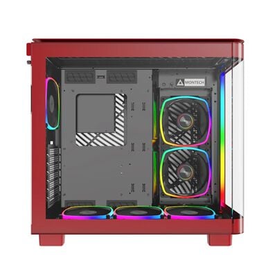 MONTECH  KING 95 PRO Red (ATX ガラス レッド) 