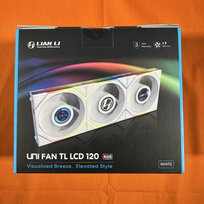 【なんば店】中古  Lian Li UF-TL120-LCD-3W(UNIFAN TL LCD 120 3PK WH) 3280021739 