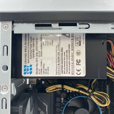 【秋葉原本店】中古  FRONTIER_FRGAB550/WS209/NTK(Core_i3_12100F_3.30GHz/32GB/SSD500GB/RX6600XT/W11P64) 3410012427 