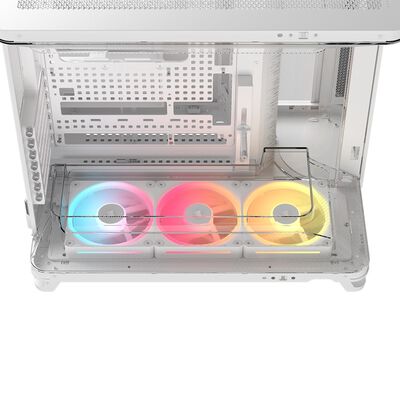 Corsair  AIR 5400 LX-R iCUE LINK Tempered Glass White CC-9011321-WW (E-ATX ガラス ホワイト) 