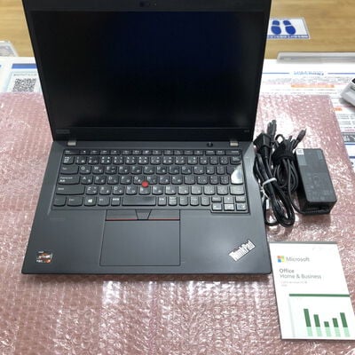 【宮崎恒久店】中古  LENOVO ThinkPad X13 (AMD Ryzen 5 Pro 4650U 2.10GHz/32GB/SSD256GB/-/オンボード/13.3/1920x1080/Wi-Fi/WEBCAM/W11P/Microsoft Office Home and Business 2024) 184183 