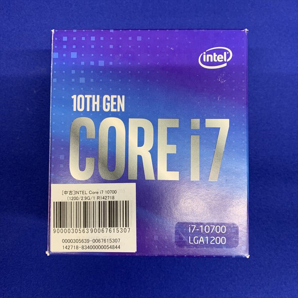 中古　Intel Core i7-10700 CPU グラボ　メモリの3セット 中古 INTEL Core i7 10700 (1200/2.9G/16M/C8/16) 142718 ｜ パソコン
