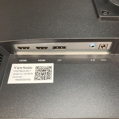 【広島店】中古  Viewsonic VX2728J2-2K-7 (27"W 2H1DP 240Hz WQHD) 3320004969 