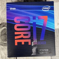 中古  INTEL Core i7 9700K (1151/3.60GHz/12M/C8/T8) 138481 