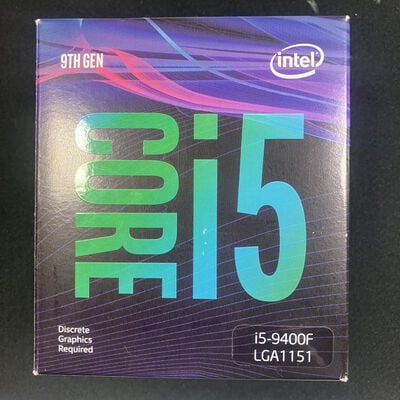 【大宮店】中古  INTEL Core i5-9400F (1151/2.9GHz/9M/C6/T6) 139478 