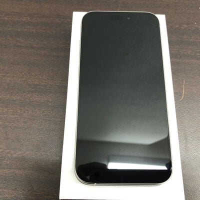 【福山ココローズ店】中古  【docomo版SIMフリー】Apple iPhone15 Pro 6.1インチ 256GB ホワイトチタニウム MTUD3J/A 161220 