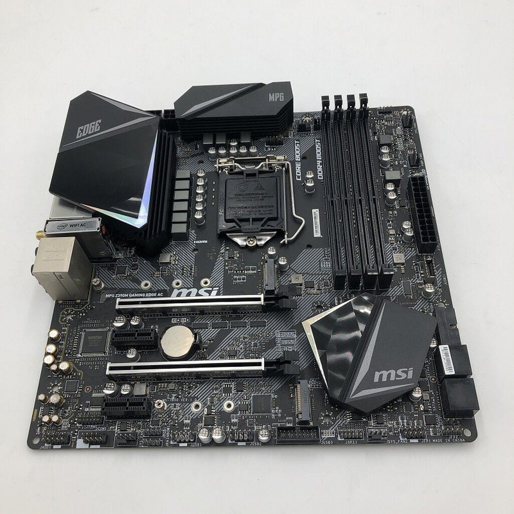 中古 MSI MPG Z390M GAMING EDGE AC(Z390 1151 mATX DDR4 138849