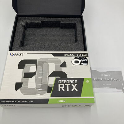 【白山FM松任店】中古  Palit NE63060019K9-190AD(RTX3060 Dual 12G) 175511 