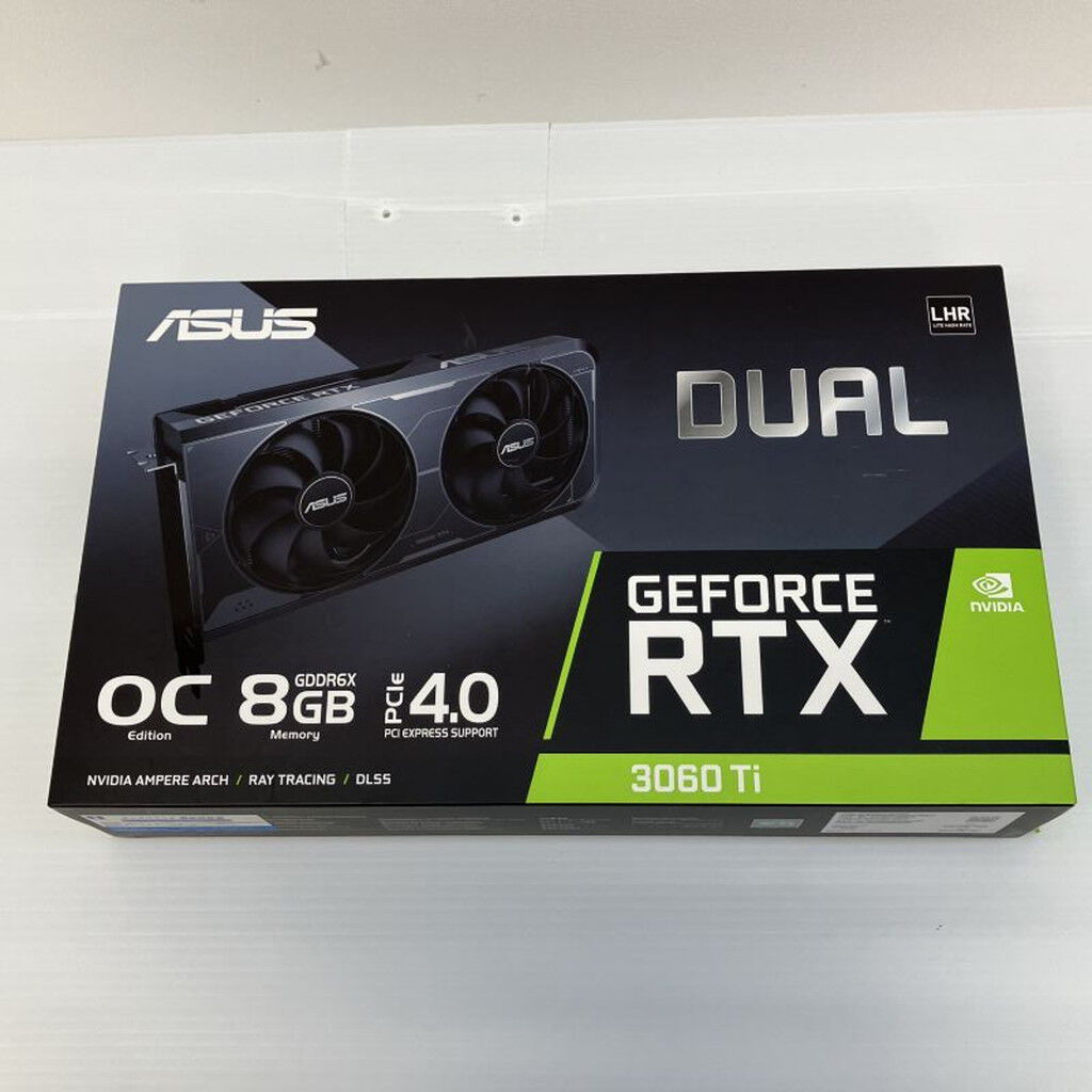 中古 ASUS DUAL-RTX3060TI-O8GD6X (RTX3060Ti 8G GDR6X) 175523