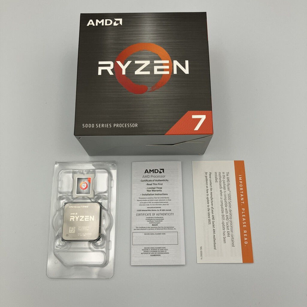 中古 AMD Ryzen 7 5700X (AM4/3.4GHz/36M/C8/T16/65W) 150182 （364442