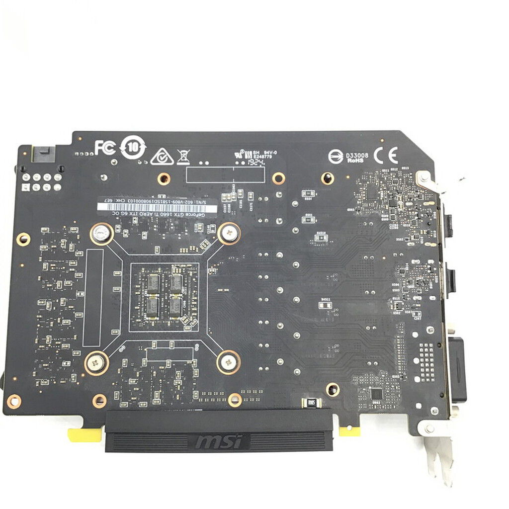 中古MSI GeForce GTX1660 Ti AERO ITX 6G OC 中古MSI GeForce GTX1660 Ti AERO ITX 6G OC GeForce GTX 1660 Ti AERO