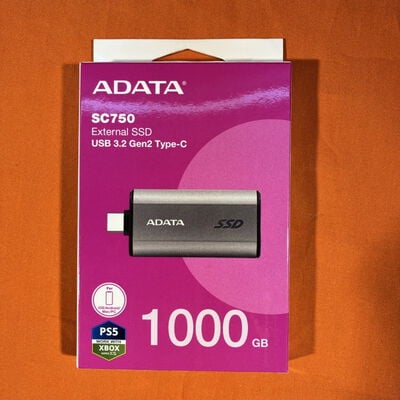 【なんば店】中古  ADT SC750-1000G-CCBK-DP (USB3.2・Gen2 外付1TB) 3280021450 