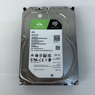 【徳島住吉店】中古  各社 3.5インチ HDD 8TB SATA （デスクトップ用） 132804 