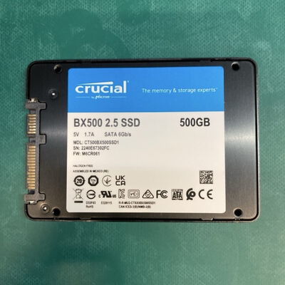【静岡東瀬名店】中古  crucial CT500BX500SSD1 5140000819 