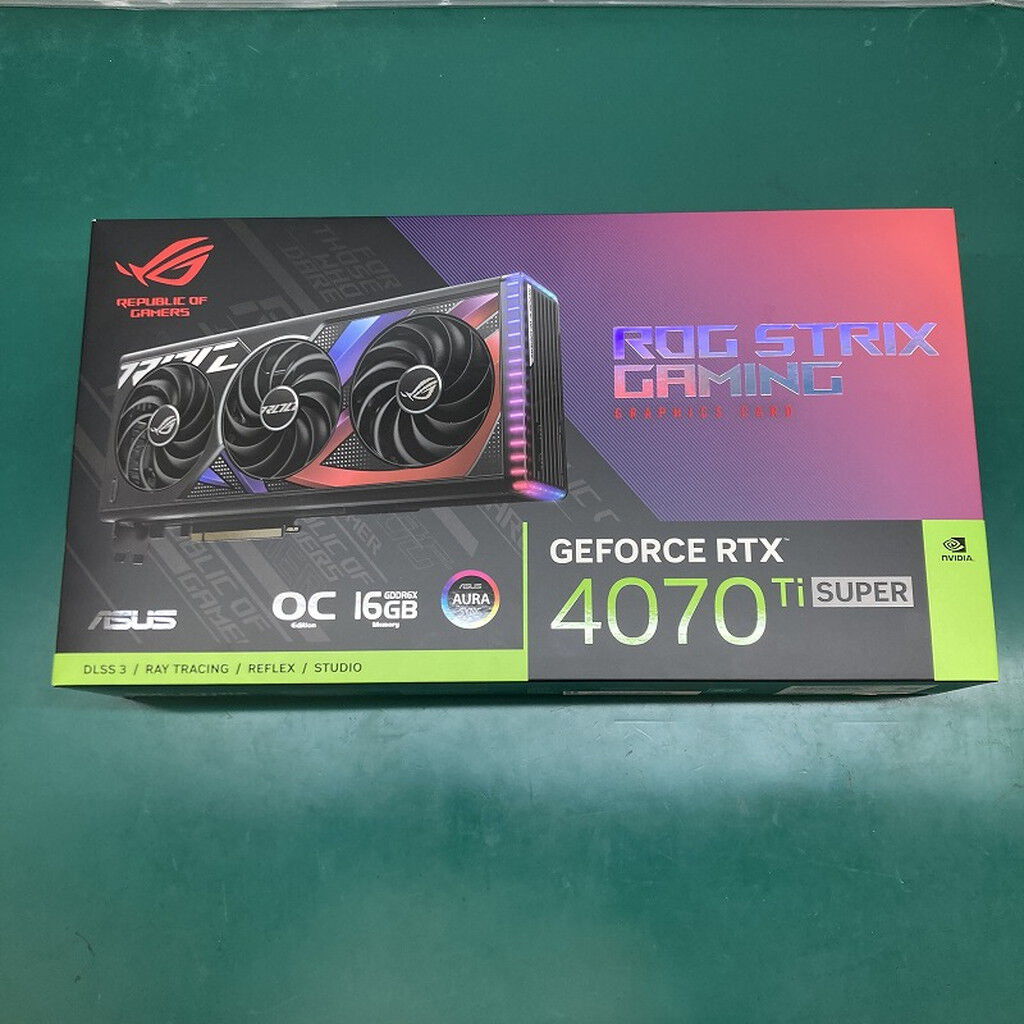 中古 ASUS ROG-STRIX-RTX4070TIS-O16G-GAMING (RTX4070Ti SUPER 16GB