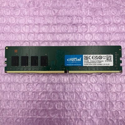 【町田店】中古  PC4-25600 32GB デスクトップ用(DDR4-3200) 143224 
