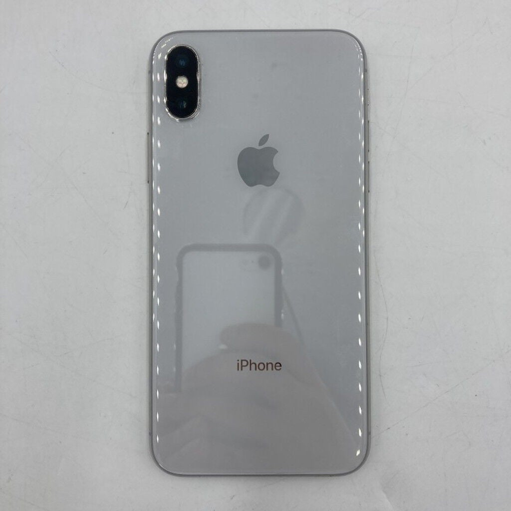 中古 Apple iPhoneX 5.8インチ 64GB (シルバー) 国内版SIMロックフリー