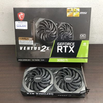 【福山ココローズ店】中古  MSI GeForce RTX 3060 Ti VENTUS 2X OCV1 (RTX3060Ti 8GB) 175518 