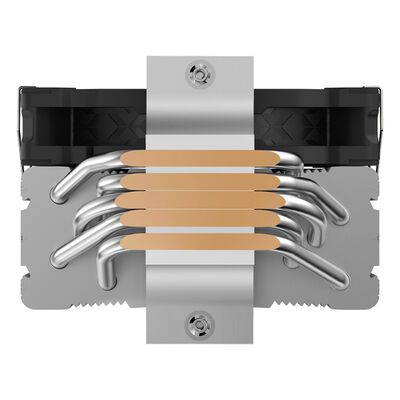 AINEX  PC-Z05C-SRB (ヒートパイプ5本搭載 Intel&AMD用 サイドフローCPUクーラー) 