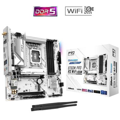 ASRock  B760M Pro RS WiFi White (B760 1700 MicroATX) ドスパラ限定モデル 