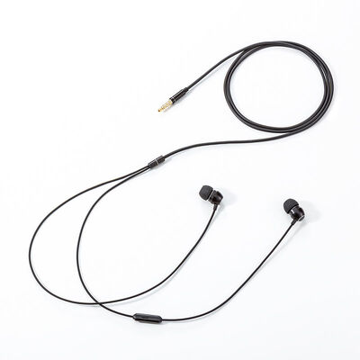 サンワサプライ  MM-HS706BK (マイク付きステレオイヤホン) 