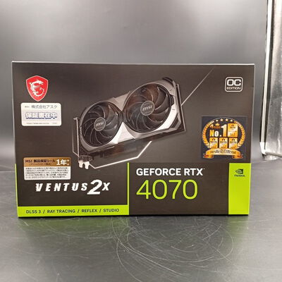 【大須店】中古  MSI GeForce RTX 4070 VENTUS 2X 12G OC (RTX4070 12GB) 157129 