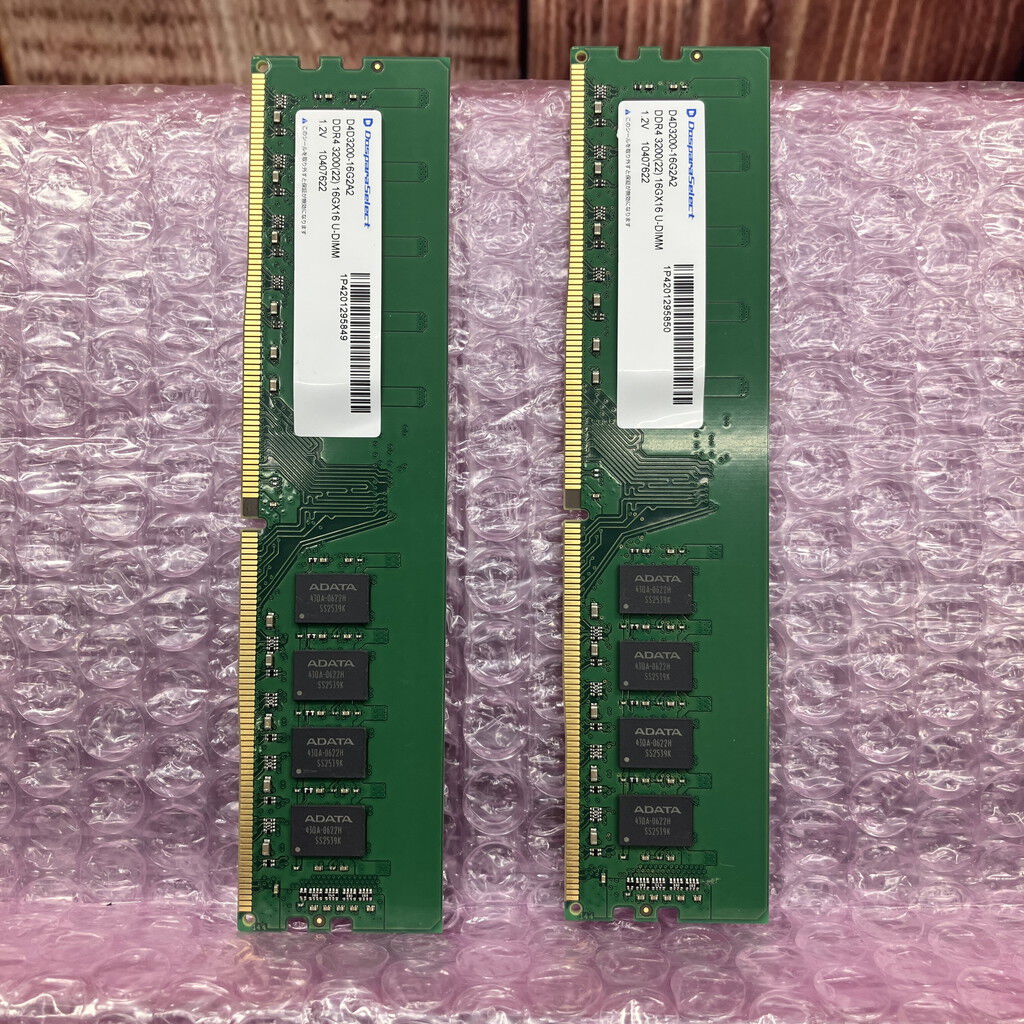 中古 ドスパラセレクト D4D3200-16G2A2 (16GB 2枚組 合計32GB PC4
