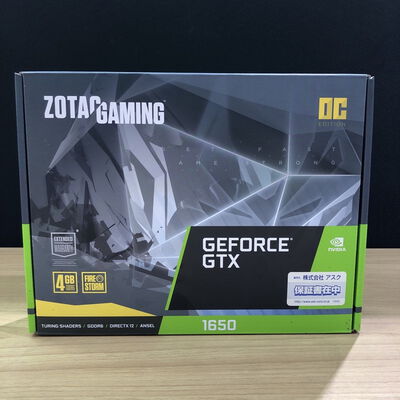 【甲府飯田店】中古  ZOTAC ZT-T16520F-10L (GTX1650 4GB GDR6) 4720001693 