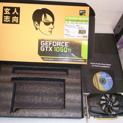【京都店】中古  玄人志向 GF-GTX1050Ti-4GB/OC/SF(GTX1050Ti 4G GDR5) 133575