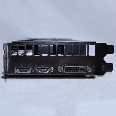 【通販センター】中古  玄人志向 GF-GTX1660-E6GB/OC/DF (GTX1660 6G GDR5) 139185 