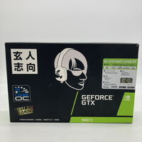 中古  玄人志向 GF-GTX1660Ti-E6GB/DF (GTX1660Ti 6G GDR6) 139076 
