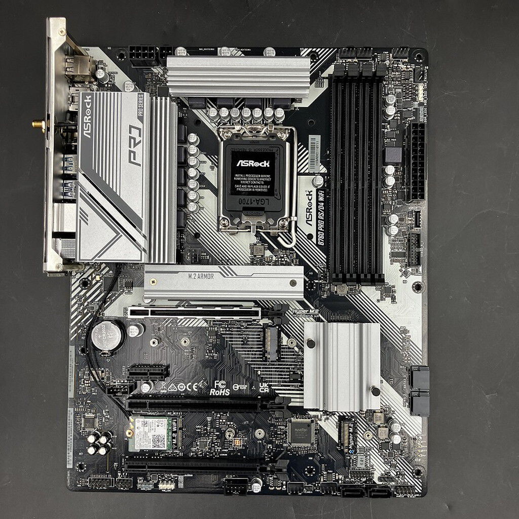 中古 ASRock B760 Pro RS/D4 WiFi (B760 1700 ATX DDR4) 183961