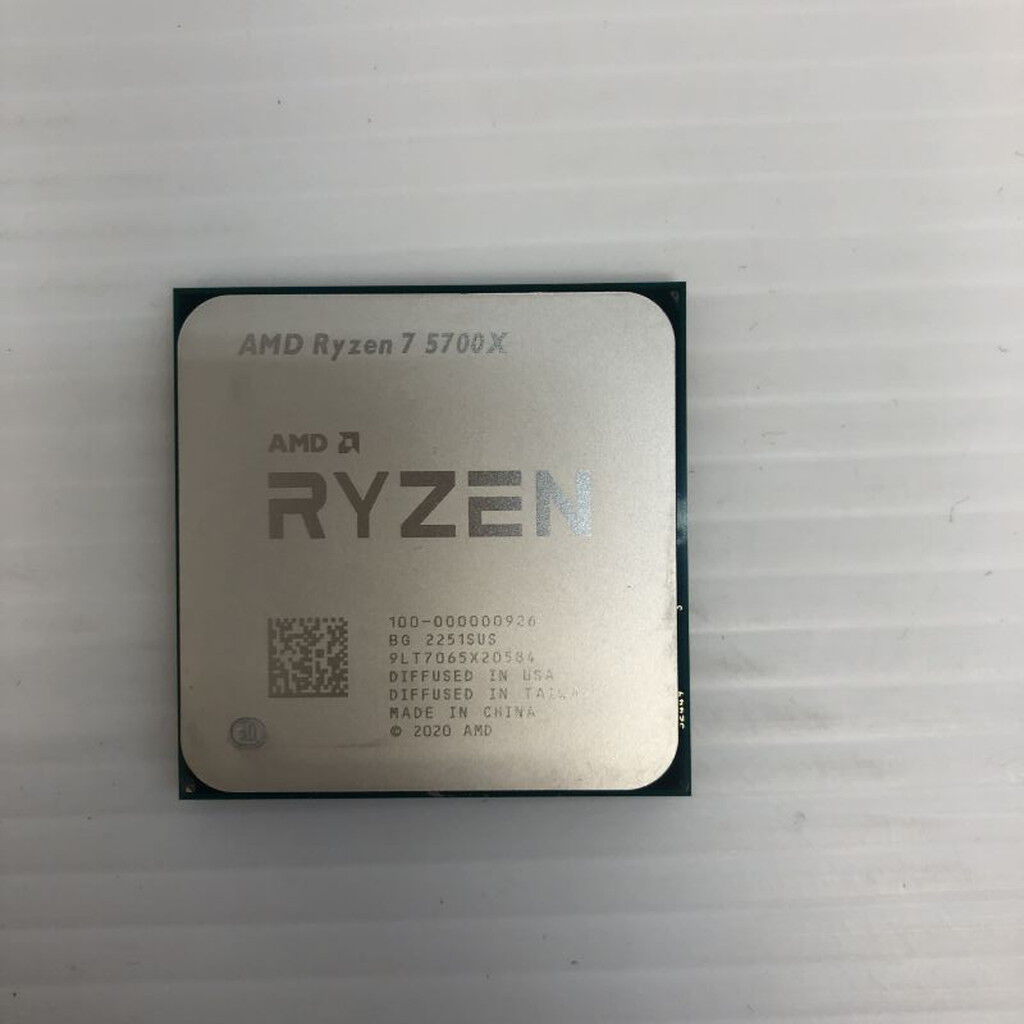 中古 AMD Ryzen 7 5700X (AM4/3.4GHz/36M/C8/T16/65W) 150182 （310522