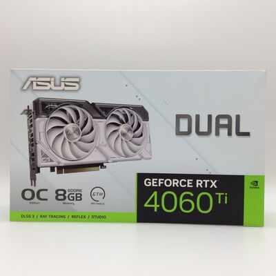 【浜松店】中古  ASUS DUAL-RTX4060TI-O8G-WHITE(RTX4060Ti 8G) 175548 