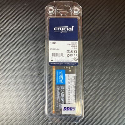 【富士青葉店】中古  Crucial CT16G52C42U5.M8G1(DDR5 PC5-41600 16GB) 183231 