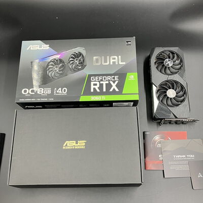 【大須店】中古  ASUS DUAL-RTX3060TI-O8G-V2（RTX3060Ti 8GB） 3480034667 