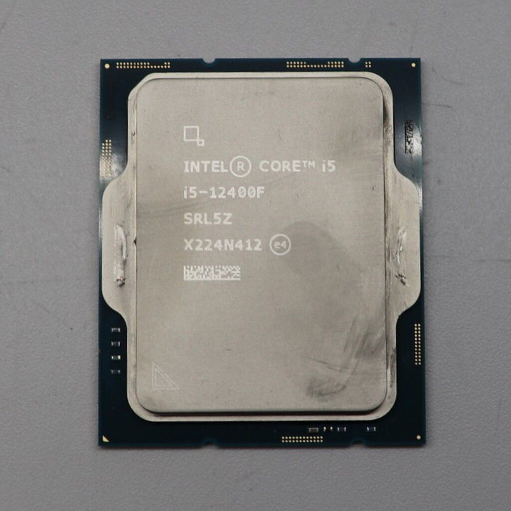 Intel Core i5-12400F CPU 中古 intel - 【CPU】intel core i5-12400F 「46」の通販 by もも｜インテル