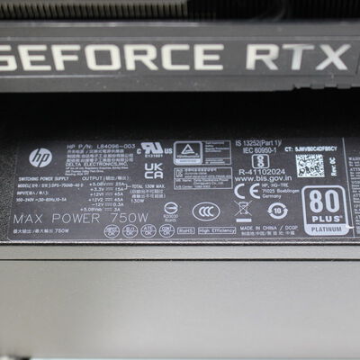 【通販センター】中古  HP OMEN 30L TG13-0826jp(Intel Core i7 10700K/32GB/SSD1TB/なし/NVIDIA GeForce RTX 3080 10GB/W11H64 MAR) 180417 