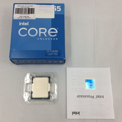 【浜松店】中古  INTEL Core i5 12600K (1700/3.7G/20M/C10/T16) 147859 