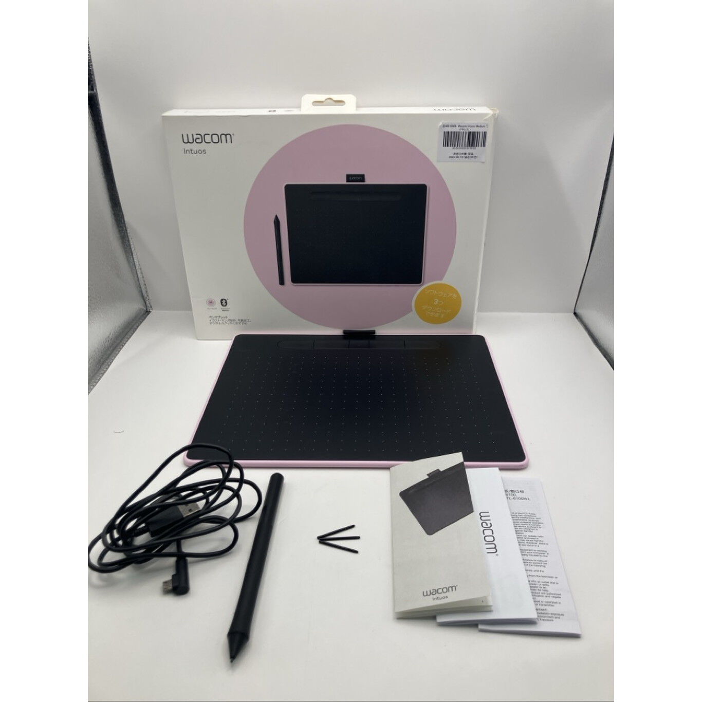 中古 Wacom Intuos Medium ワイヤレス ベリーピンク (CTL-6100WL/P0