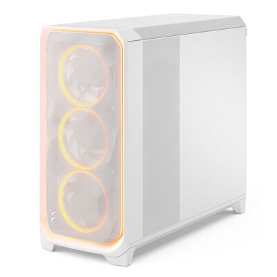 Fractal Design  Meshify 3 XL Ambience Pro RGB White TG Clear Tint FD-C-MES3X-05 (E-ATX ガラス ホワイト) 