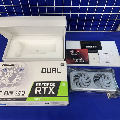 【横浜駅前店】中古  ASUS DUAL-RTX3060TI-O8GD6X-WHITE (RTX3060Ti 8GB) 3400008889 