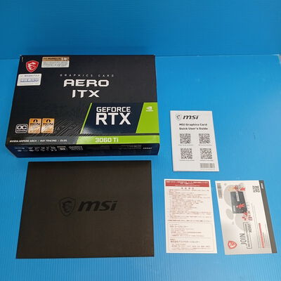 【大須店】中古  MSI GeForce RTX 3060Ti AERO ITX 8G OC LHR (RTX3060Ti 8GB) 1460029983 