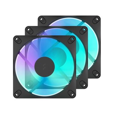 Fractal Design  Dynamic 3 - 14 RGB 3-Pack Black FD-F-DR3-1403 (140mm ARGB ブラック 3個パック) 